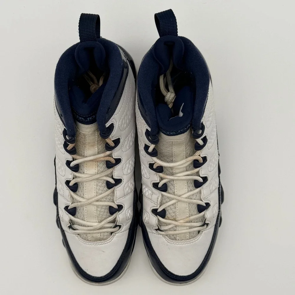 Jordan Air Jordan 9 Retro Pearl Blue 302359-145 Size 6Y‎ Women 7.5 - Picture 5 of 13